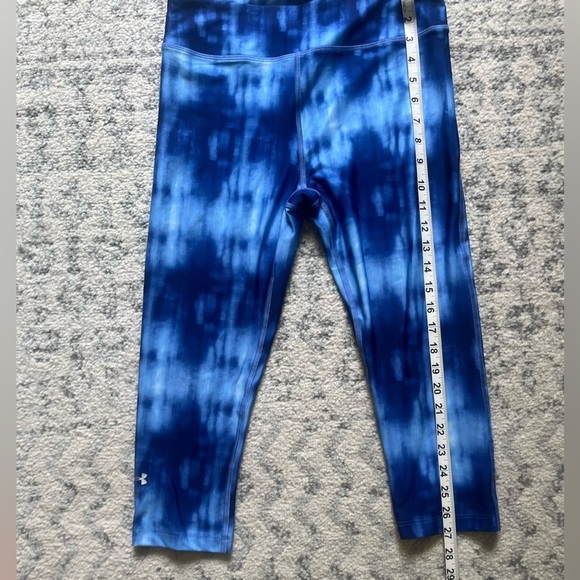 Under Armour Blue Tie-Dye Compression Leggings - Picture 3 of 5